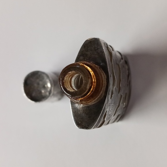 Sm Sterling Perfume Bottle Vtg. - Picture 3 of 5
